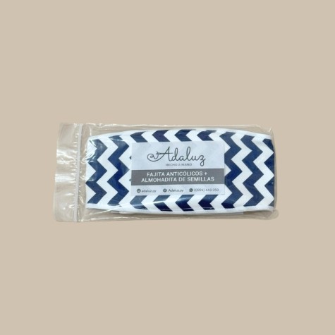 Fajita anticolicos Chevron Azul marino