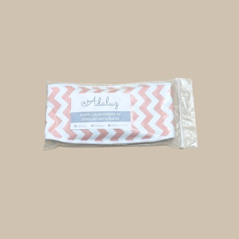 Fajita anticólicos Chevron Rosa