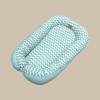 Thumbnail Nidito con zigzag verde agua y blanco0
