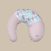 Thumbnail Almohada de Lactancia rosa con estampa de animalitos0