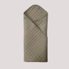 Thumbnail Edredon liviano Beige oscuro con borde verde0